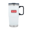 Aidan 24 oz. Steel/PP Liner Travel Mug - White