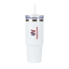 Yesler 30 oz. Double Wall Steel/PP Liner Travel Tumbler - White