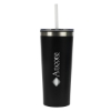 Bergen 24 oz. Steel/100% Recycled PP Liner Travel Tumbler - Black