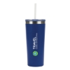 Bergen 24 oz. Steel/100% Recycled PP Liner Travel Tumbler - Blue