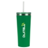 Bergen 24 oz. Steel/100% Recycled PP Liner Travel Tumbler - Green