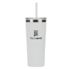 Bergen 24 oz. Steel/100% Recycled PP Liner Travel Tumbler - White