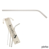 Perka Avila 5-Piece Stainless Steel Straw Set