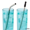 Perka Avila 5-Piece Stainless Steel Straw Set