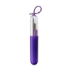 Paloma 5-Piece Stainless Steel Straw Set - Purple