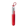 Paloma 5-Piece Stainless Steel Straw Set - Red