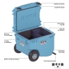 RovR RollR 60qt Wheeled Hard Cooler