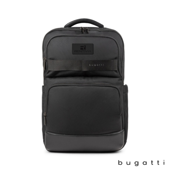 bugatti backpack laptop bag Black Madison Large main compartment with double zippers accommodates all your business essentials Laptop backpack modern & practical