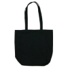 Soverna Colored Canvas Tote - Black