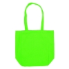 Soverna Colored Canvas Tote - Lime Green