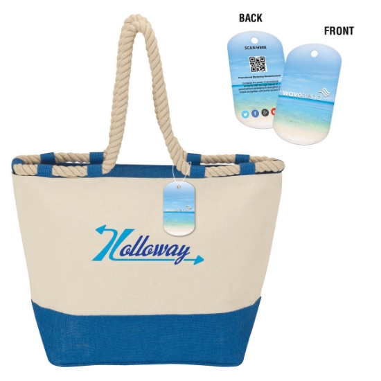 Barcelona Canvas & Jute Tote