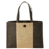 Charlotte Natural Jute Tote - Brown