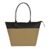 Abigail Two-Tone Tote Bag - Khaki