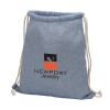 Huron Recycled Cotton Drawstring Tote