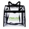 Ramsey Clear Drawstring Backpack - Black