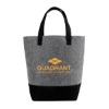 Abram RPET Felt Tote - Grey