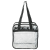 Athina Clear Stadium Tote - Black