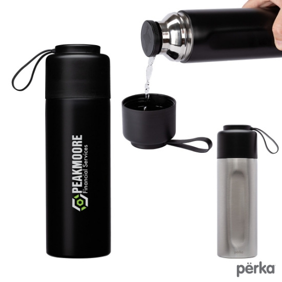 Perka Brixton 17 oz. Double Wall, Stainless Steel Water Bottle