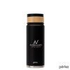 Perka Lennox 18 oz. Double Wall, Stainless Steel Bottle - Black