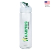NEWPORT II 25 oz. PET Bottle with Flip Spout - Green