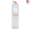 NEWPORT II 25 oz. PET Bottle with Flip Spout - Orange