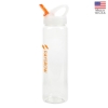Santa Cruz 32 oz. PET Bottle with Flip Spout - Orange
