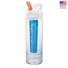 26 oz. PET Bottle with Flip Spout & Ice Stick