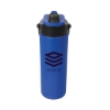 Calverton 22 oz. Double Wall Recycled Stainless Steel Water Bottle - Blue