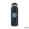 Perka Monroe 24 oz. Double Wall Recycled Stainless Steel Water Bottle - Navy