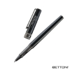 Bettoni Massimo Brass Cap-Off Rollerball Pen - Black