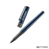 Bettoni Massimo Brass Cap-Off Rollerball Pen - Navy