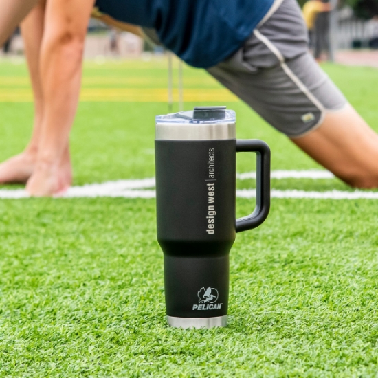 Pelican Porter 40 oz. Recycled Double Wall Stainless Steel Travel Tumbler