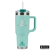 Pelican Porter 40 oz. Recycled Double Wall Stainless Steel Travel Tumbler - Aqua