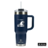 Pelican Porter 40 oz. Recycled Double Wall Stainless Steel Travel Tumbler - Navy