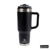 Pelican Porter Dual 40 oz. Dual Lid, Recycled Double Wall Stainless Steel Travel Tumbler
