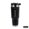 Pelican Porter Dual 40 oz. Dual Lid, Recycled Double Wall Stainless Steel Travel Tumbler