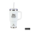 Pelican Porter 30 oz. Recycled Double Wall Stainless Steel Travel Tumbler - White