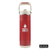 Pelican Pacific 26 oz. Recycled Double Wall Stainless Steel Water Bottle - Red