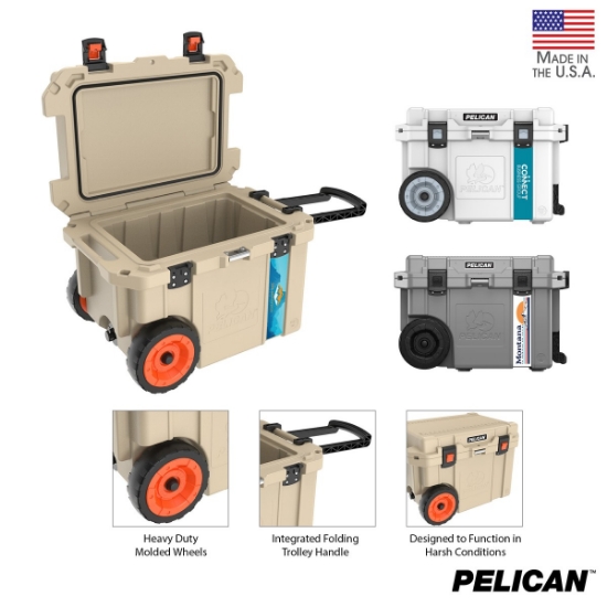 Pelican 45qt Elite Wheeled Cooler