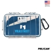 Pelican 1050 Micro Case - Clear Lid - Blue