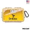 Pelican 1050 Micro Case - Clear Lid - Yellow