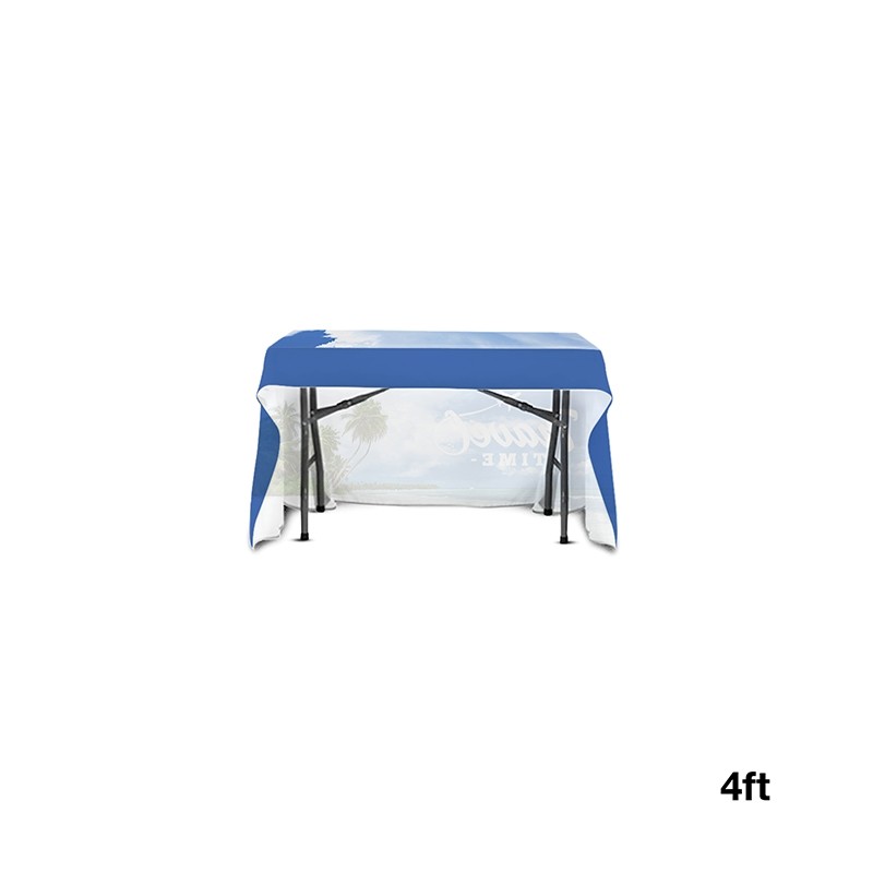 Custom 4-Foot Open Back Table Throw | Save Your Ink