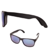 Sharp Mirrored Sunglasses - Blue