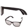 Sharp Mirrored Sunglasses - Silver
