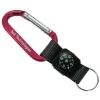 Busbee Carabiner with Compass - Red