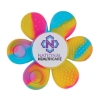Fafa Flower-Shaped Tactile Fidget Spinner - Multi-Colored