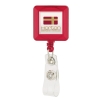 Divo Badge Holder with Clip - Red