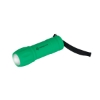 Kris Rubberized COB Flashlight - Green