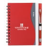 Bellevue Junior Notebook w/Stylus Pen - Red