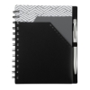 Trapezoid Junior Notebook w/ Stylus Pen - Black